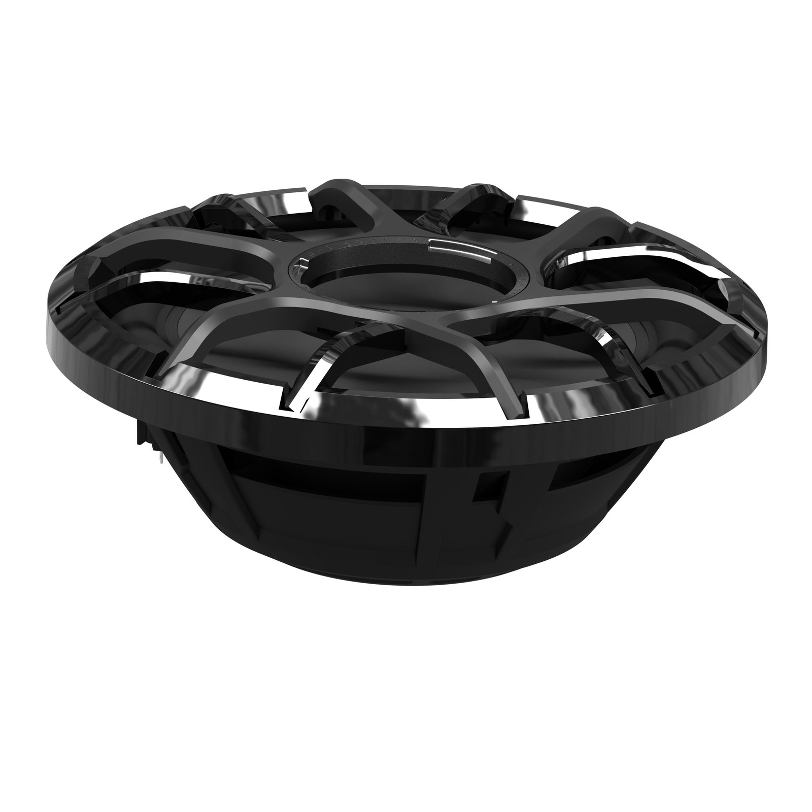 Wet Sounds - ZERO-12-S4-XZ-B Black 12" 4-OHM Marine Subwoofer w/ LED RING