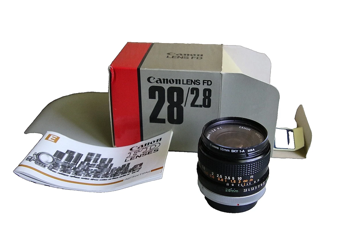Canon FD f/2.8 Camera Lenses 28mm Focal for sale | eBay