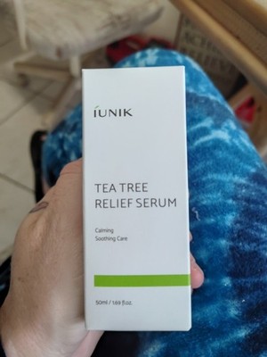 IUNIK Tea Tree Relief Serum 50ml   Acne-Prone Skin, Soothing  Lightweight- 3/28