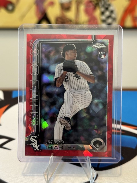 2025 Topps Sapphire - Jairo Iriarte Red /5 (RC) White Sox Super Rare!!
