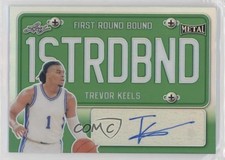 2021-22 Leaf Metal First Round Bound Green Rainbow 5/10 Trevor Keels Auto w5c