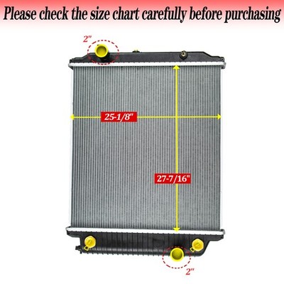 559387A Radiator FITS 07-10 Freightliner MB Line MT45 2003-10 MT55 5.9L/6.7L