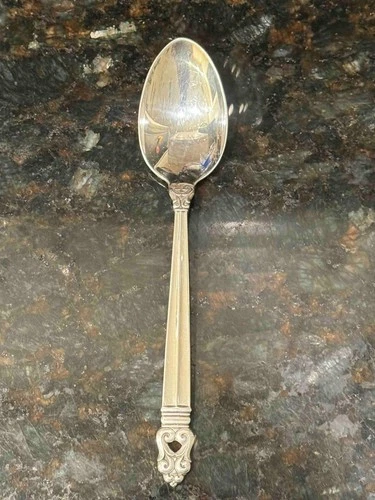 INTL Sterling Silver Royal Danish No Monogram 6" Tea Spoon