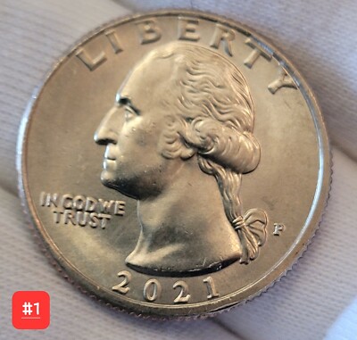 2021 P George Washington Crossing The Delaware Quarter Die Chip