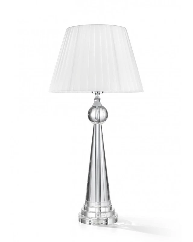 Lampada Tavolo Lumetto Faro Cristallo Fantin Argenti 72 cm, fotografia 3 di 7