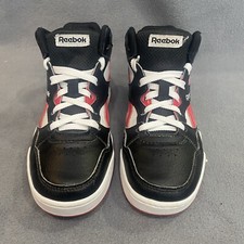 Kid's Reebok Unisex Court Sneaker White/Black/Red 100 Original Size 1K