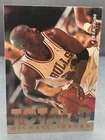 1995-96 Fleer Total D MICHAEL JORDAN Card No. 3 Crease-Free NM-MT+ Chicago Bulls