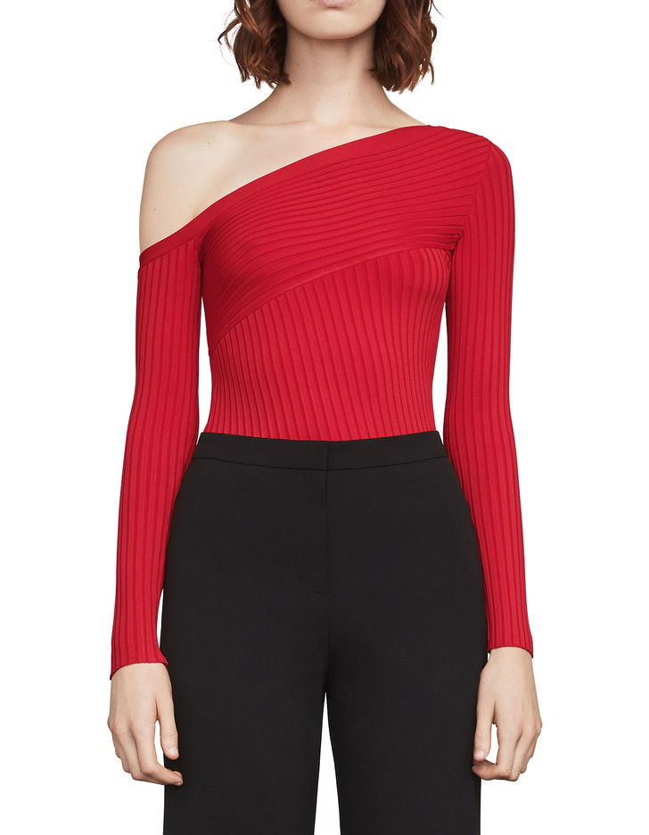 bcbg red top