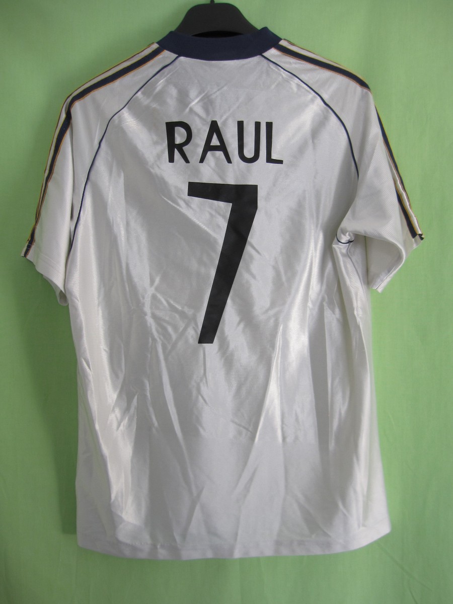 Maillot domicile adidas du Real Madrid Raul #7 1998-00