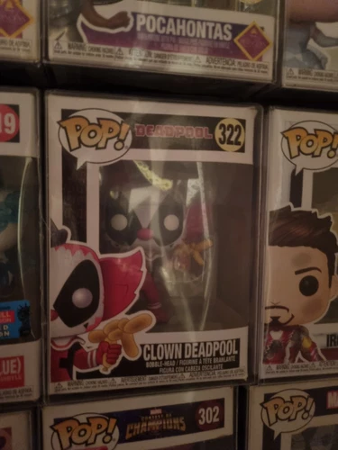 Funko Pop! Figura Deadpool Payaso Marvel #322