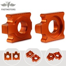 Rear Axle Blocks Adjuster Chain For KTM 150 125 250 450 525 540 SXF SXS EXC-G