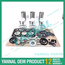 D750 Overhaul Rebuild Kit With Full Gasket Kit For Kubota Diesel engine