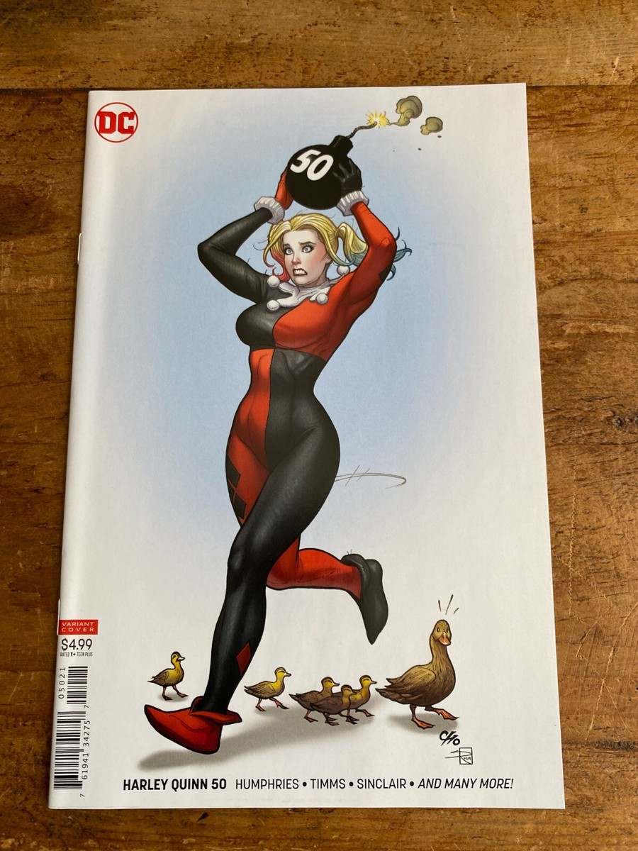 Harley Quinn #50 Frank Cho Variant DC Comics 2018 Bomb Cover