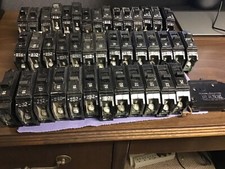 Lot of 42 General Electric Circuit Breakers, 1-pole, 120 volt, 20  s