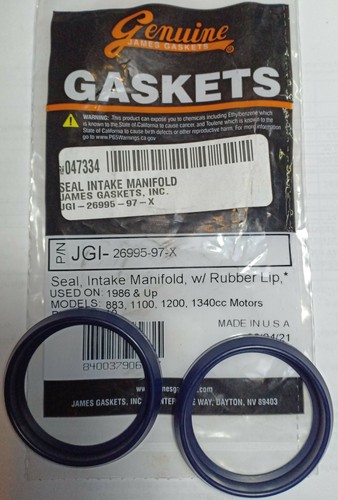 James Gasket - JGI-26995-97-X - Intake Manifold to Head Seal, Blue