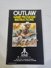 Atari 2600 outlaw manual only.