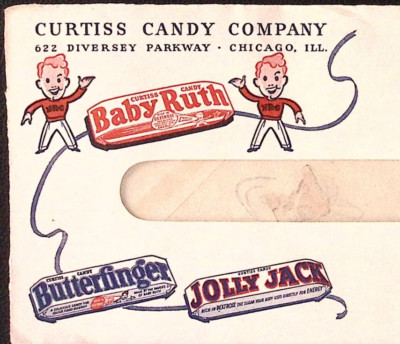 1941 Curtiss Candy Co Jolly Jack Baby Ruth Chicago IL  #10 Advertising