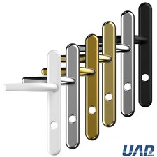 UAP  Long Backplate External Door Handle - Front Door Handle - 243mm - Pair