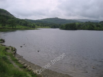 Photo 6x4 Beside Rydal Water Ambleside Following the footpath along the s c2009