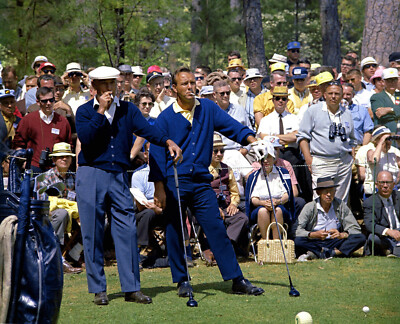 Arnold Palmer Ben Hogan 8X10 Celebrity Photo Picture 1966 Masters