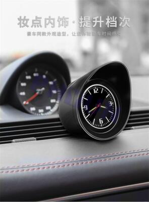 Orologio Da Cruscotto Auto Luminoso | Nero | Al Quarzo | Facile Installazione | Decorazione Interni Auto - Foto 9