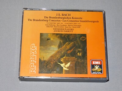 J.S. BACH - BRANDENBURG CONCERTOS: PARROTT / EMI 2-CD-BOX 1989 (CD'S MINT-)