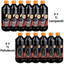 (5,00€/1l) Set 6 L pétrole poêle pétrole lampe pétrole lampe pétrole Flameup