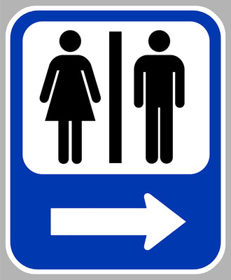 WC WC RECHTS CAMPING AUFKLEBER STICKER CAM236
