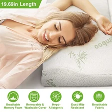 Memory Foam Pillow Breath Sleep Bed Pillow Cervical Spine Health Neck protection