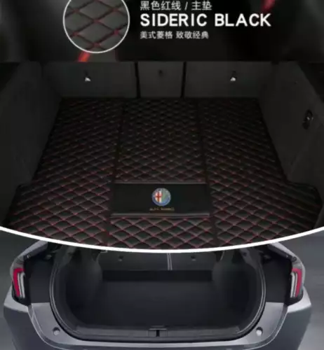 For Alfa Romeo Giulia Stelvio Car Trunk Mats Floor Mats Custom Carpet Waterproof - Picture 5 of 25