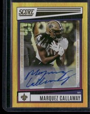 2022 Score #54 Marquez Callaway Signatures Gold Zone Auto #/50