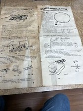 A.C. Gilbert Co. American Flyer Train Train Assembly Operating Instructions