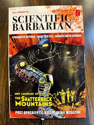 Scientific Barbarian #3 Mudpuppy Games MCC and Other Sci-Fi RPGs