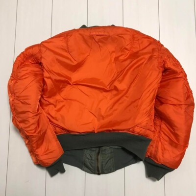 ALPHA MA-1 Men's Flight Jacket 1969 Reproduction Made in USA Size