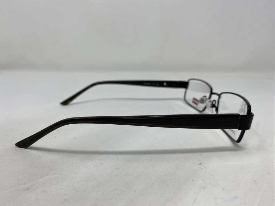 Marco de gafas de borde completo de metal negro mate Levi’s 544A-1 54-17-140 YT00 Foto 4 de 4
