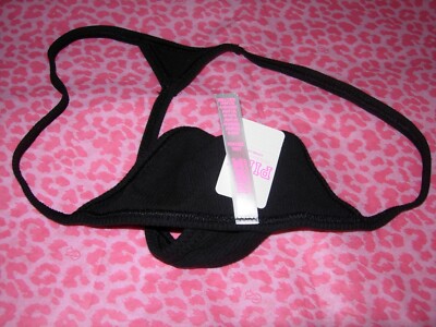 Victoria's Secret PINK Sexy V-String Strappy Thong Ribbed