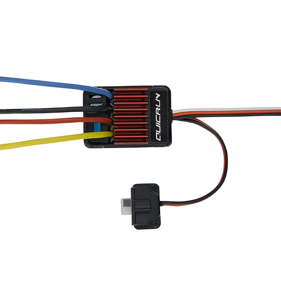HobbyWing QuicRun 1060 60A 25A Brushed Waterproof ESC for 1:10 1:18 1:16 RC Car - Image 4 of 4