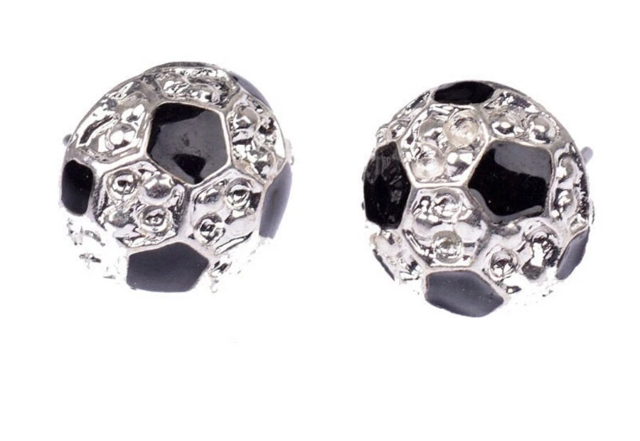 Soccer shop ball earrings
