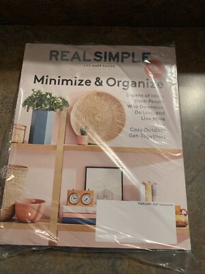 Real Simple MAGAZINE February 2021 ISSUE Plastic Wrapped