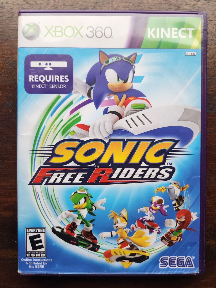 Sonic Free Riders Xbox 360 Game For Sale