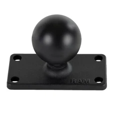 RAM Mount Aluminum 1.5 inch Ball on 1.5 inch x 3 inch Plate RAM-202U-153  