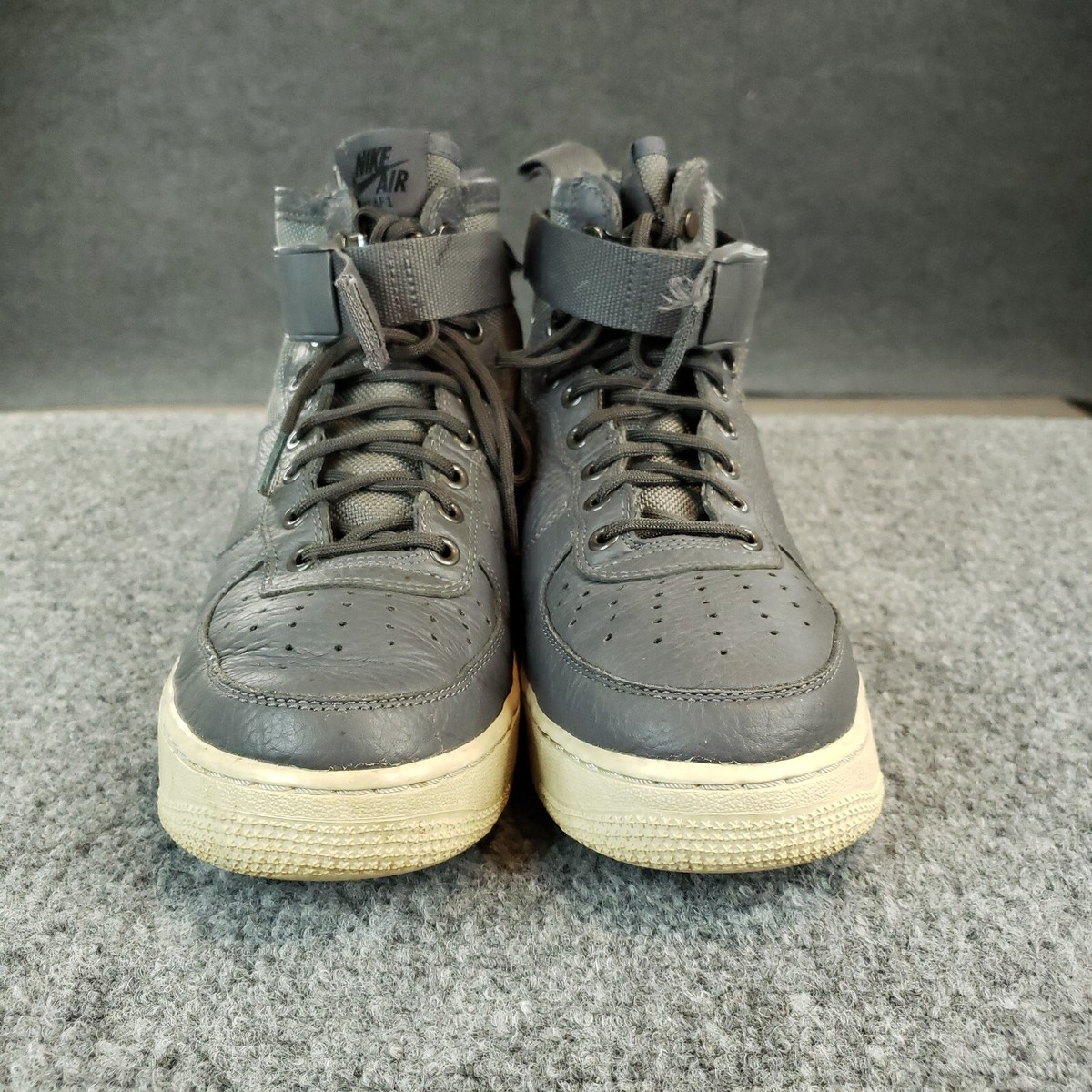Nike Air Force 1 SF Mid Shoes Mens Size 7.5 Gray Athletic