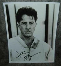 (M1) photo dédicace autographe dustin hoffman