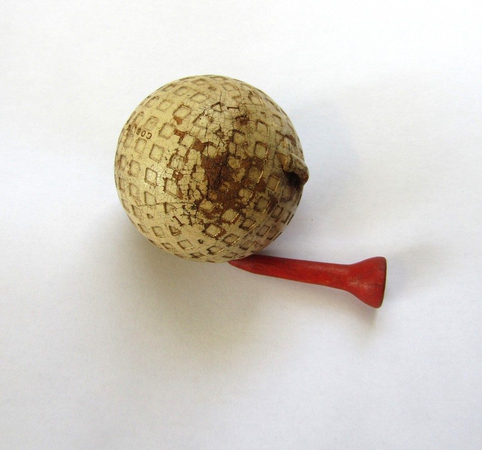 3 x Vintage Mesh Pattern Golf Balls / Goblin / Homer / North BrItish eBay