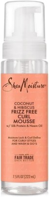 Shea Moisture Coconut And Hibiscus Frizz Free Curl Mousse +FREE Sendungsverfolgung