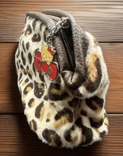 Hello Kitty Leopard Animal Print Toiletry Makeup Pouch Bag | eBay