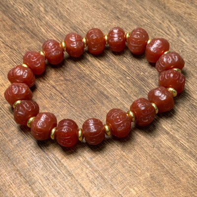 Tibetan Nepalese Himalayan Ancient agate Old Dzi Talisman  eye Bead Amulet FYM