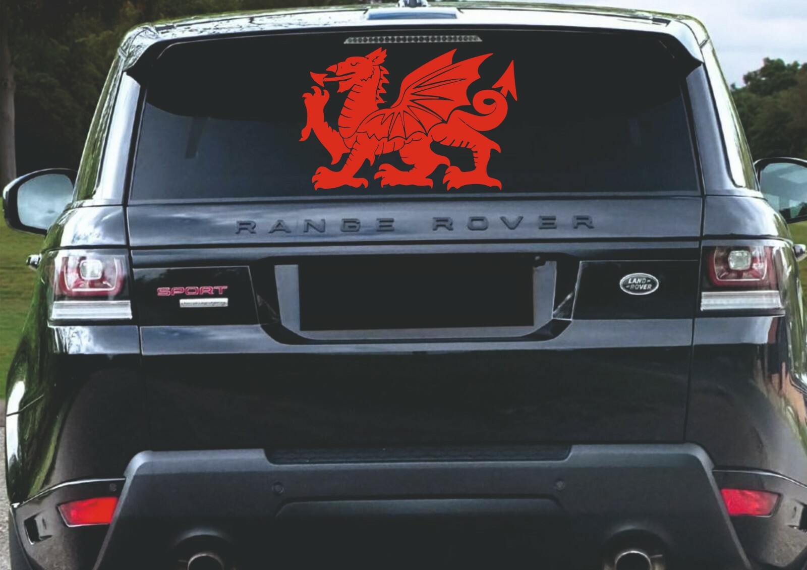 Welsh Dragon Decal - Ddraig Goch Sticker For Car, Caravan, Boat Or - Foto 7