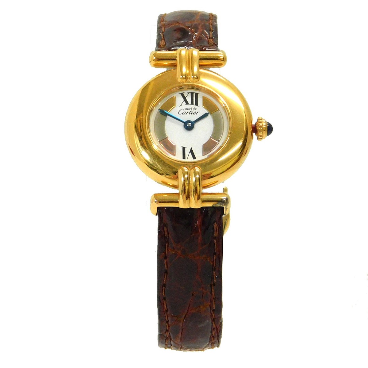 Cartier Trinity Colisee Vintage Watch Vintage Cartier Vermeil Colisée Watch: Trinity Dial, 1980s  main image 4