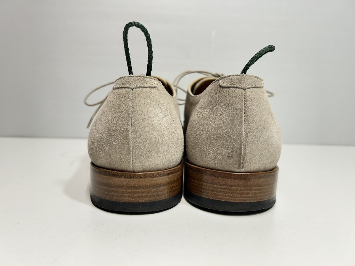 Brooks Brothers Light Tan Suede Derby Dress Shoes Men